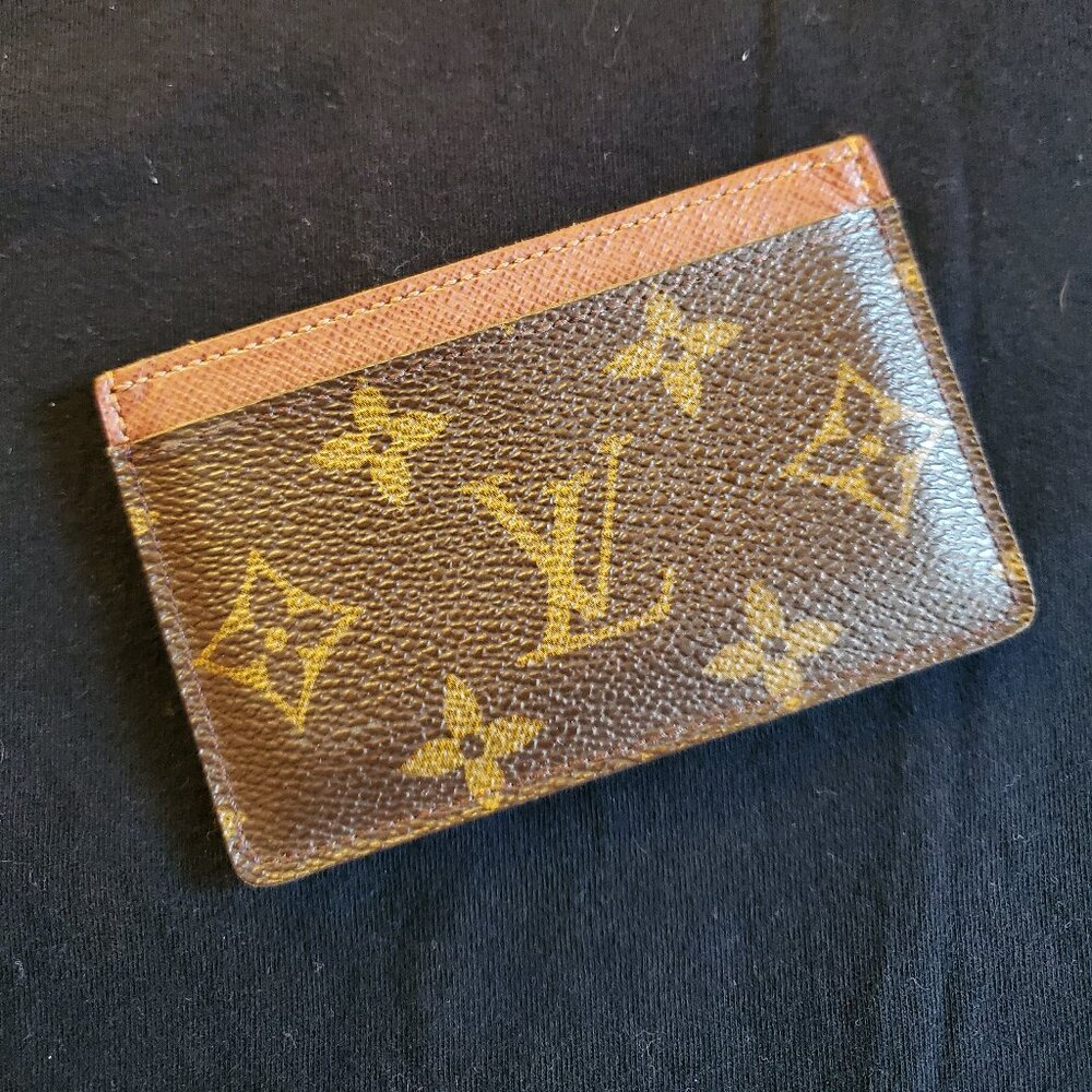 Like New Authentic Louis Vuitton Monogram Business Card / Commuter Pass Case